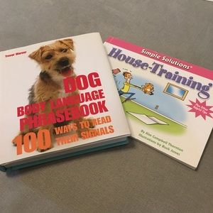 Dog Behavior / Training Books (set of 2) EUC